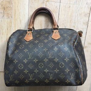 LV speedy 30 monogram handcarry bag